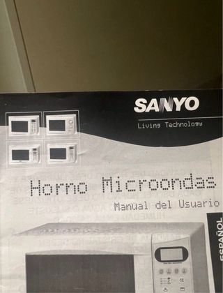 Microondas-horno Sanyo con Grill 17L