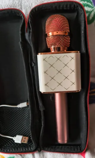 Micrófono Karaoke Inalámbrico con Altavoz