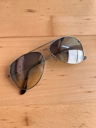 Lote 2 Gafas de Sol Marrón y Plata a estrenar