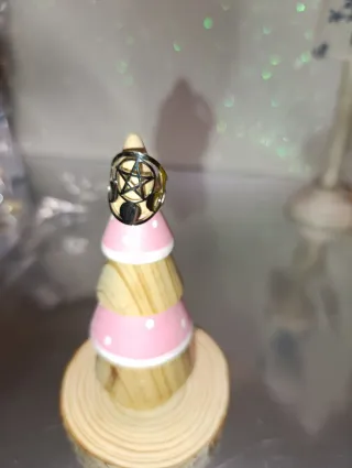 Anillo ajustable Acero Estrella 5 Puntas