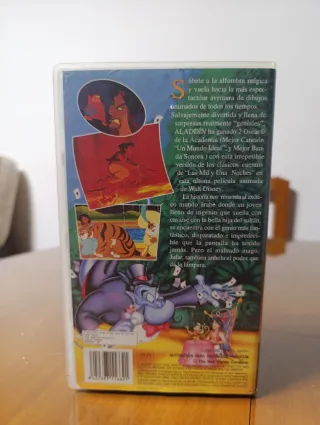 Aladdin VHS Disney Los Clásicos Español
