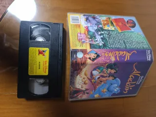 Aladdin VHS Disney Los Clásicos Español