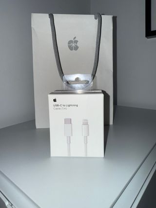 Cargador iPhone USB-C y Cable Lightning