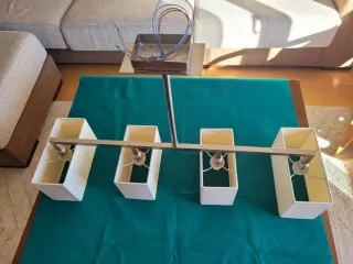 Lámpara de techo colgante 4 pantallas