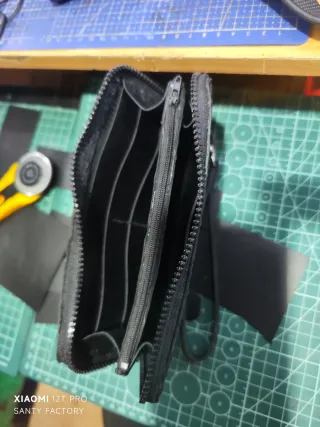 Cartera Billetero Monedero S.Factory Negro