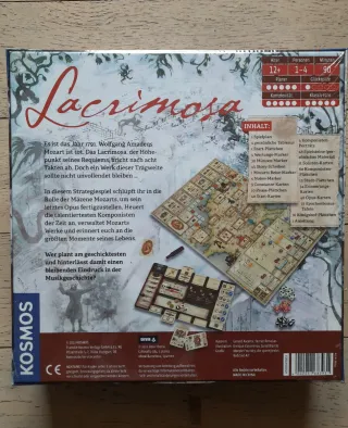 Lacrimosa - Gioco da Tavolo Nuovo