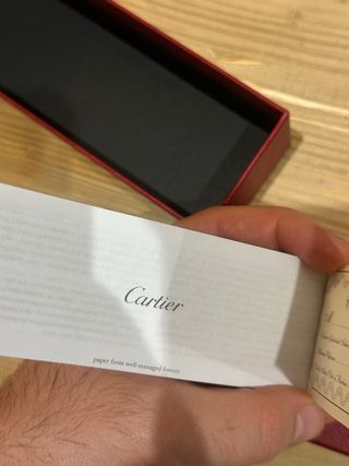 Caja para gafas Cartier Roja