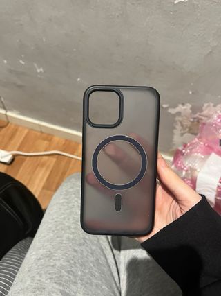 iPhone 12 Blu+protezione+custodia