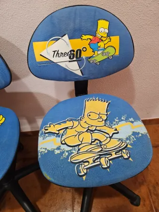 Sillas Escritorio Los Simpson (2 unidades)