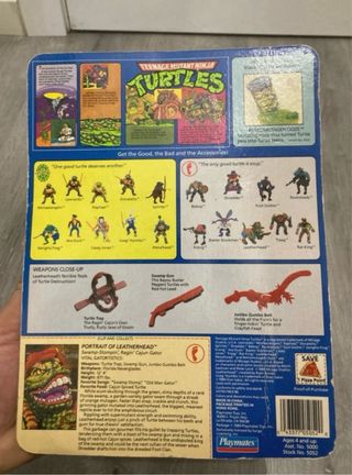 Figura Leatherhead 1989 TMNT (Tortugas Ninja)