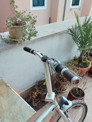 Bicicleta Plegable Beixo Plata