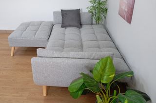 Sofá Cama New María-FX + Pouf. ¡Cómodo¡ ¡REBAJADO!