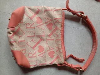 Bolso Furla Beige y Rosa.Y  REGALO  b.  Adolfo D.