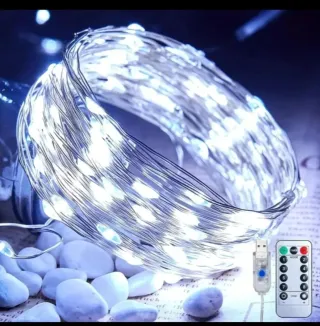 2 Guirnaldas LED USB 20M 200 Luces