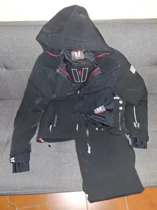 Tuta sci completa Vuarnet nera