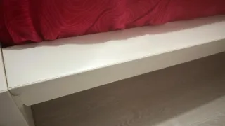 Cama individual blanca ikea