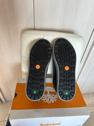 Timberland Stivaletti Pelle Blu/Grigio Taglia 45.5