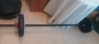 Oferta Banco de pesas Weider + pesas + banco de ab