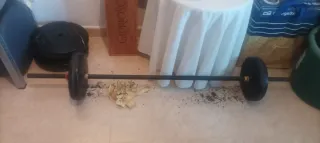 Oferta Banco de pesas Weider + pesas + banco de ab