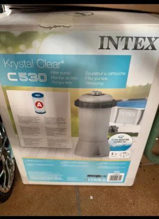 Piscina Desmontable Rectangular Azul