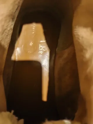 Botas de ante marrones con forro Talla 40