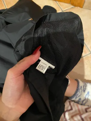 Chaqueta cortavientos Adidas negra