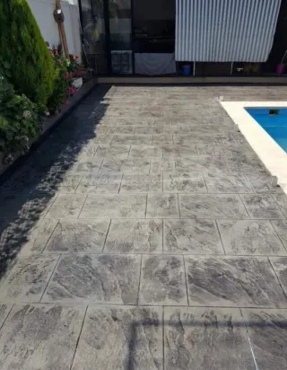 Hormigón impreso y vertical