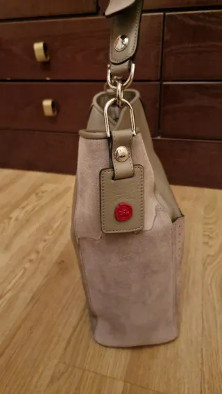 Bolso Longchamp Mademoiselle Beige/Gris