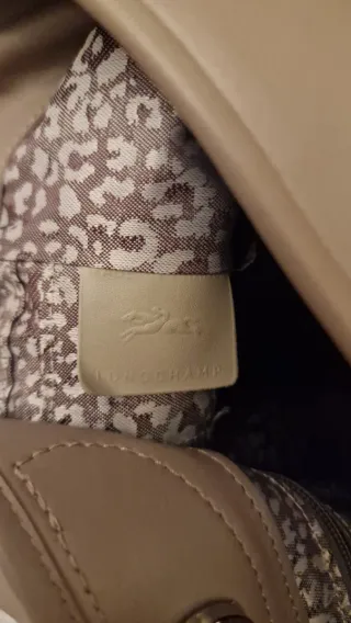 Bolso Longchamp Mademoiselle Beige/Gris