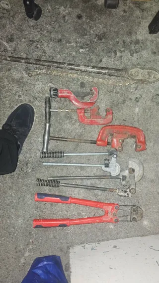 Herramientas fontanería y calefacción