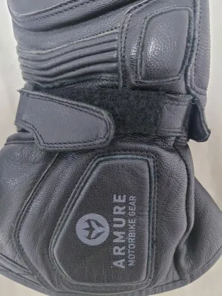 Guantes Moto Armure Talla M Negros