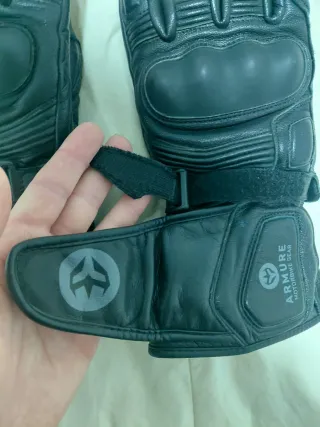 Guantes Moto Armure Talla M Negros