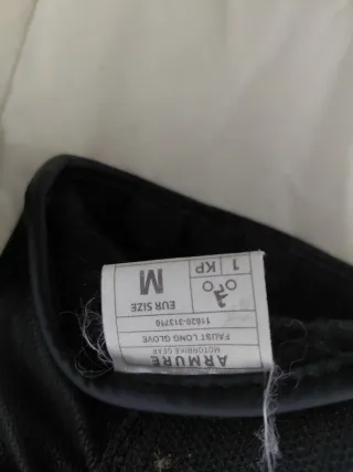 Guantes Moto Armure Talla M Negros