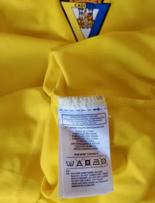 Camiseta Adidas Cádiz CF Talla M
