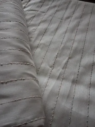 Coppia Tende Balcone Tessuto panna