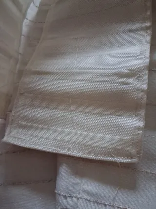 Coppia Tende Balcone Tessuto panna