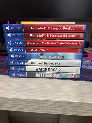 Lote Videojuegos PS4 precios abajo