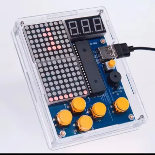 Consola Retro Transparente 4 Juegos