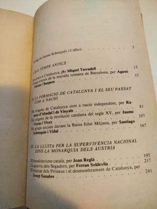 Episodis de la historia de Catalunya