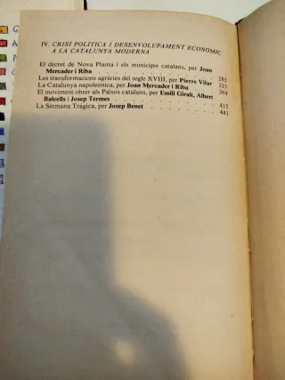 Episodis de la historia de Catalunya