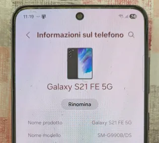 Samsung S21 FE 128GB Nero