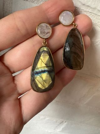 Orecchini Argento 925 con Labradorite