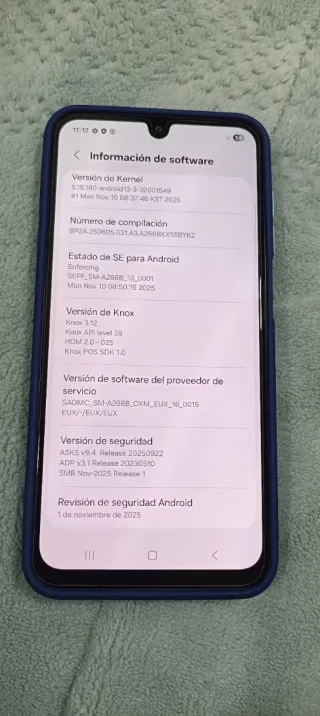 Samsung Galaxy A26 negro