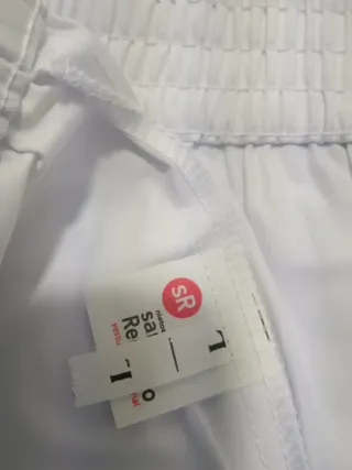 PANTALÓN BLANCO trabajo talla L