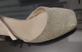 Zapatos de fiesta dorados Fridablu