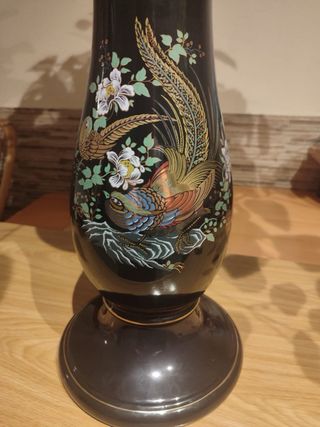 Columna Decorativa con Maceta y Planta Artificial