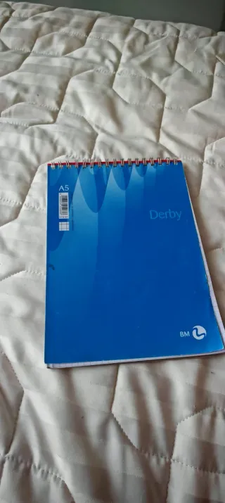 Blocco note A5 Derby blu