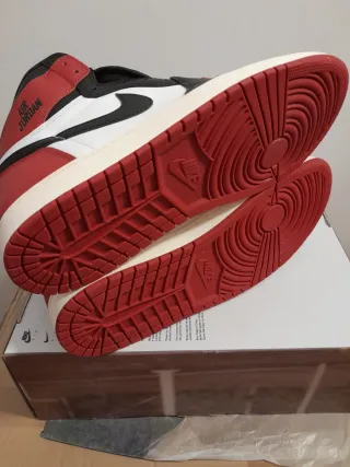 Jordan 1 High OG Black Toe Tallas 44 y 46