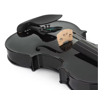 Violín Negro con Funda Nuevo