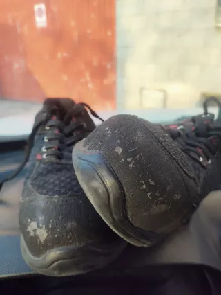 Zapatos de seguridad Sparco practice negros y rojo